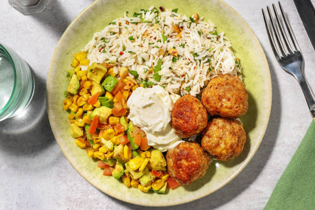 Mexikanska köttbullar på fläskfärs
