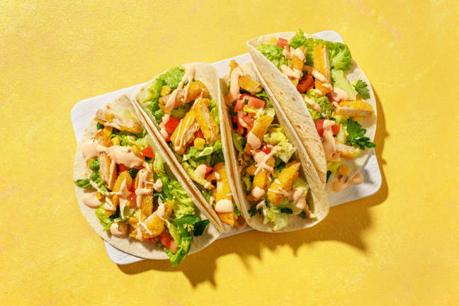 Snabba cajuntacos på vegonuggets