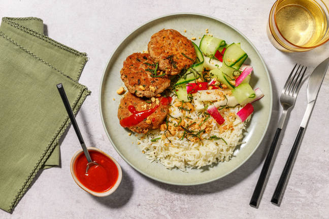 Thai-inspirerte tunfiskkaker