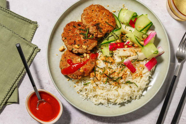 Thai-inspirerade tonfiskkakor