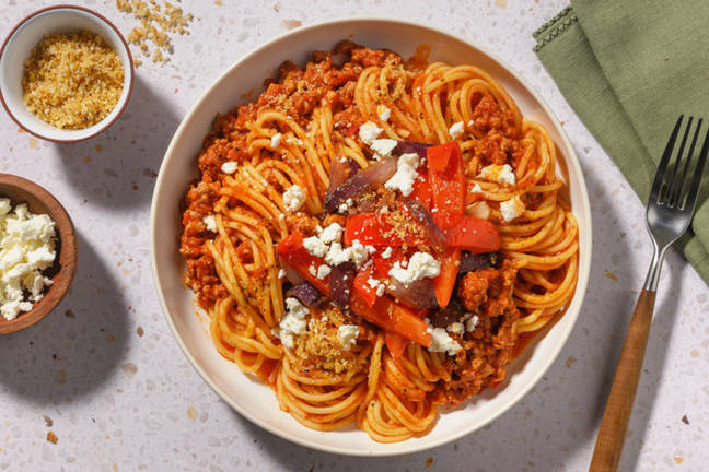 Italiensk spaghetti i kødsauce