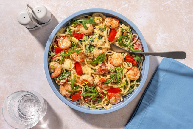 Toscansk räkpasta