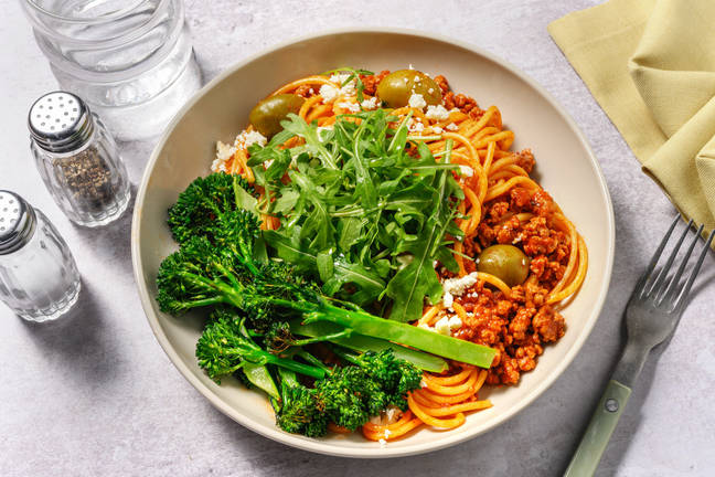 Greek Style Pork and Olive Ragu