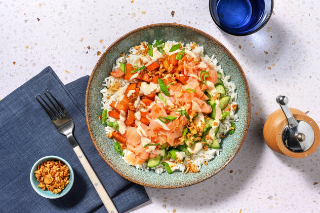 Bang Bang Smoked Salmon Bowl