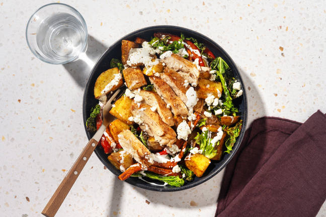 Sticky Peri Peri Chicken Traybake Jumble