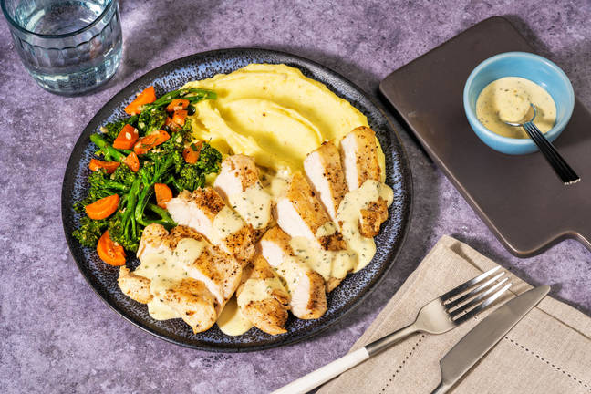 Seared Chicken & Creamy Rosemary Sauce