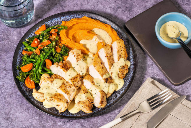 Seared Chicken & Creamy Rosemary Sauce