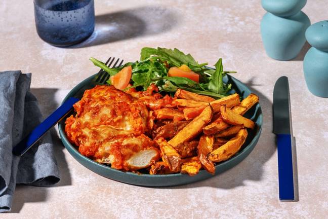 Oven-Baked Cheesy Chicken Parmigiana