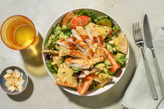Spiced Chicken & Fattoush-Style Salad