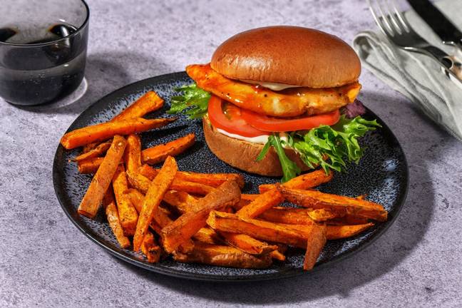 Sweet Chilli Chicken & Garlic Aioli Burger