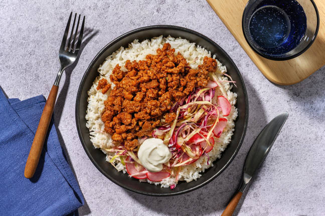 Vietnamese-Style Caramelised Beef & Rice Bowl