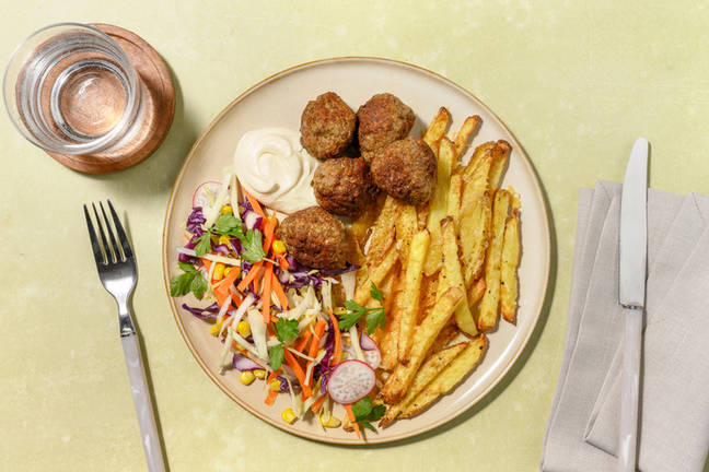 Caribbean-Spiced Beef & Pork Meatballs