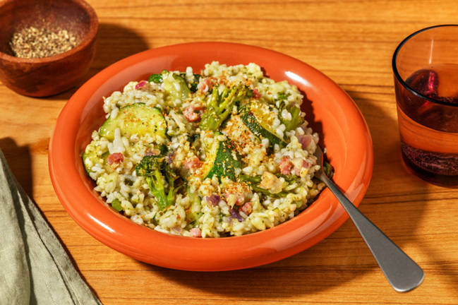 Nonna's Bacon & Zucchini Risotto
