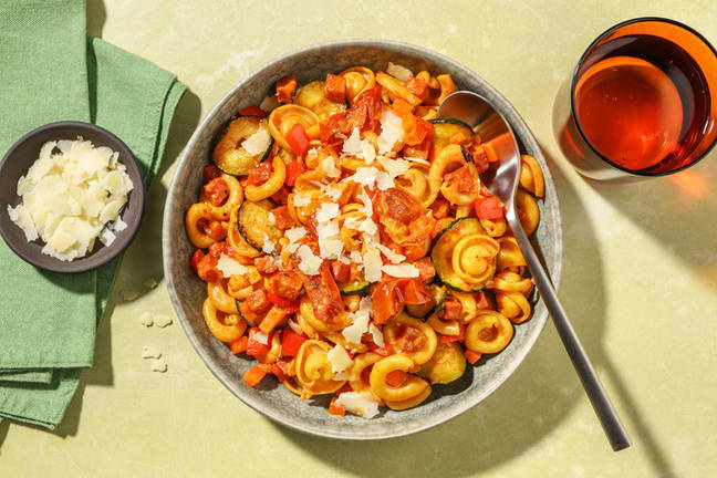 Chorizo & Semi-Dried Tomato Pasta