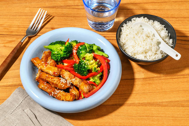 Super Fast Sweet Chilli Pork Strips