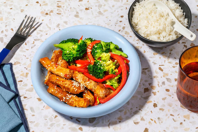 Super Fast Sweet Chilli Pork Strips