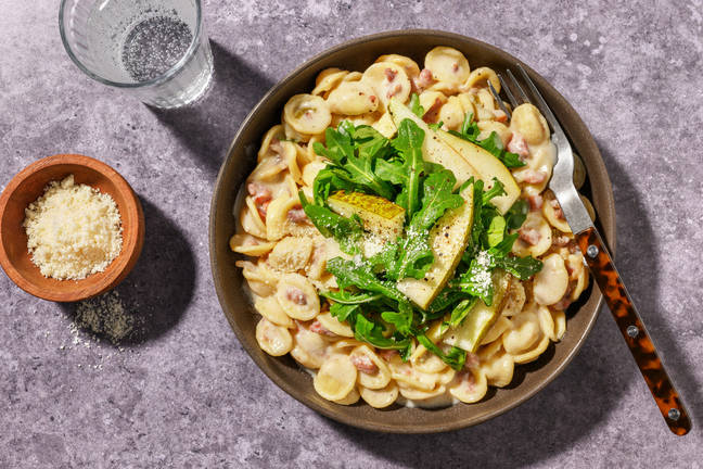 Bacon & Truffle Cream Cheese Orecchiette