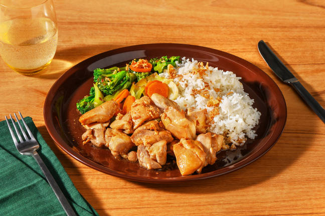 Soy Chicken & Sweet Chilli Veggie Stir-Fry 