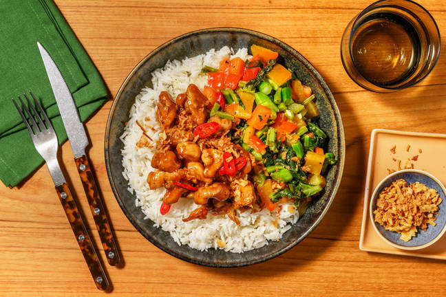 Sticky Sweet & Sour Tamarind Chicken