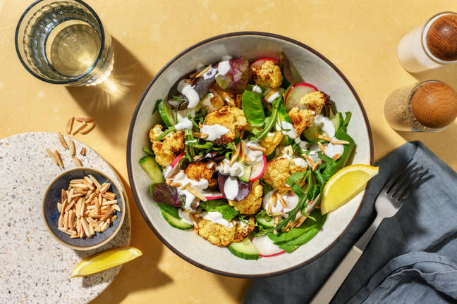 Chermoula Cauliflower & Feta Salad