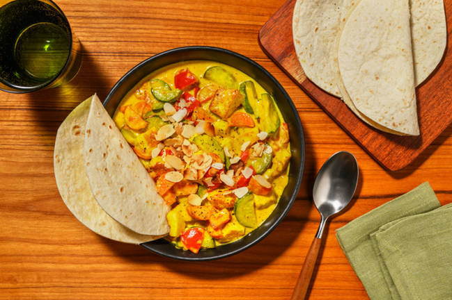 One-Pot Paneer & Veggie Indian Curry 