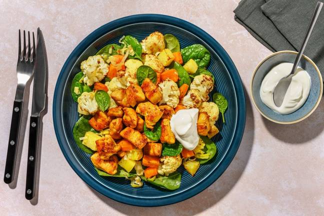 Mumbai-Spiced Chicken & Roast Veggie Medley