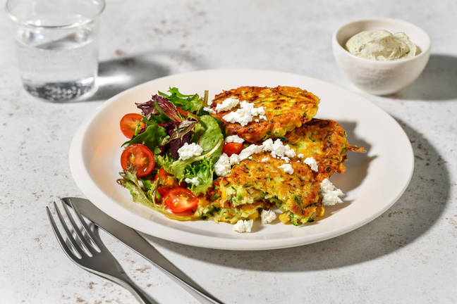Golden Bacon & Veggie-Stacked Fritters
