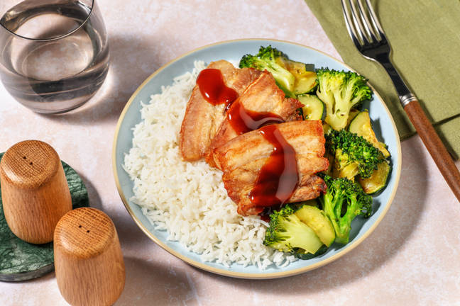 Roast Pork Belly Rice Bowl