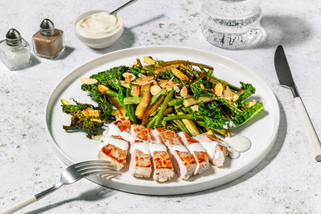 Pork Steak & Horseradish Sauce