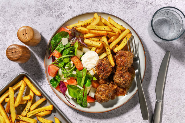 Fragrant Beef Meatballs & Onion Chutney