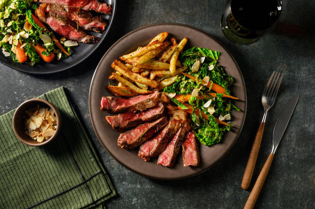 Rich Porterhouse Steak & Red Wine Jus
