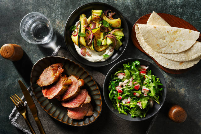 Middle Eastern Beef & Veggie Feast