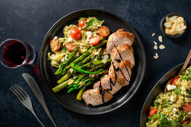 Tuscan BBQ Pork & Veggie Banquet