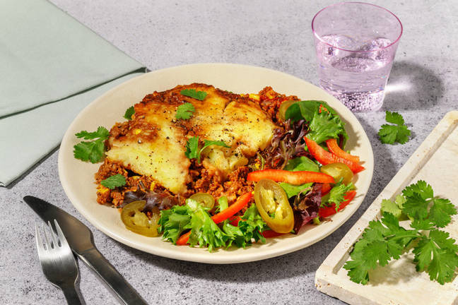 Mexican Plant-Based Mince Shepherd’s Pie