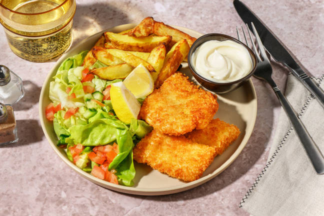 Quick Crumbed Fish & Chips