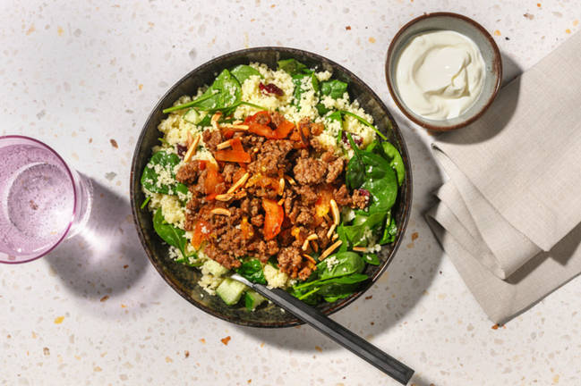 Chermoula Venison & Beef Jewelled Couscous