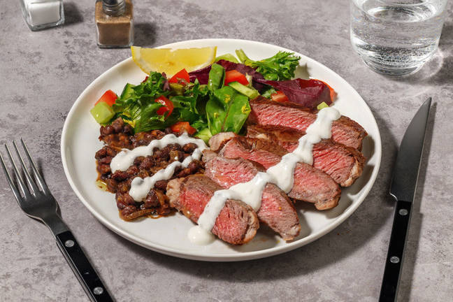 Seared Beef Rump & Mexican Kidney Beans 