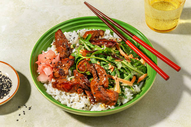 Express Teriyaki Beef Donburi Bowl