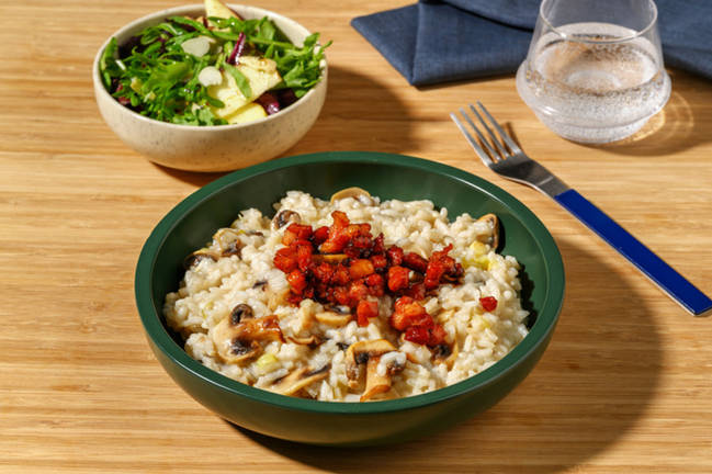Caramelised Bacon & Mushroom Risotto