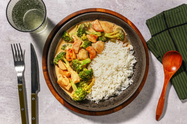 Sweet-Soy Chicken & Easy Prep Veggie Curry