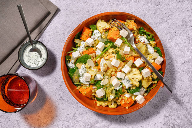 Herby Cauliflower & Pearl Couscous Medley