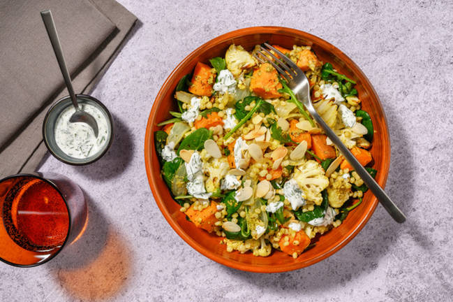 Herby Cauliflower & Pearl Couscous Bowl