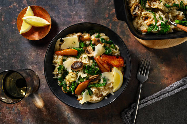 Deluxe Brie & Mushroom Risotto