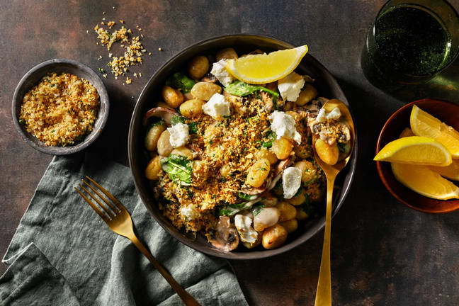 Luxe Mushroom Medley Gnocchi & Herby Crumb