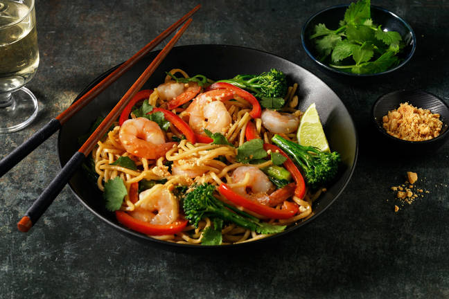 Thai Assam Prawn & Ginger Noodle Stir-Fry