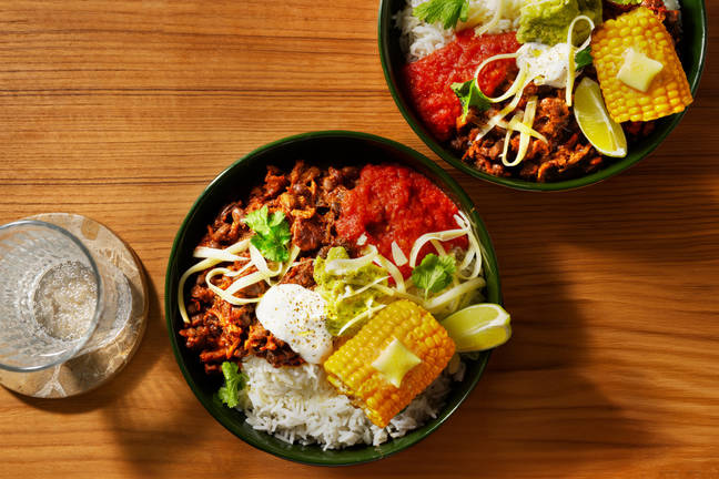 Naked Chipotle Pulled Pork & Bean Burrito Bowl