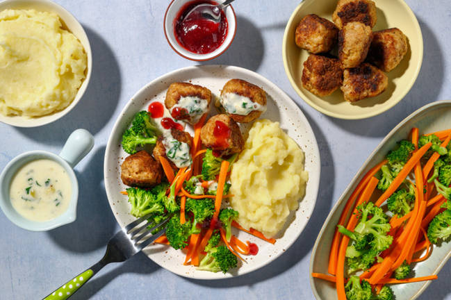 Swedish Pork Meatball Station