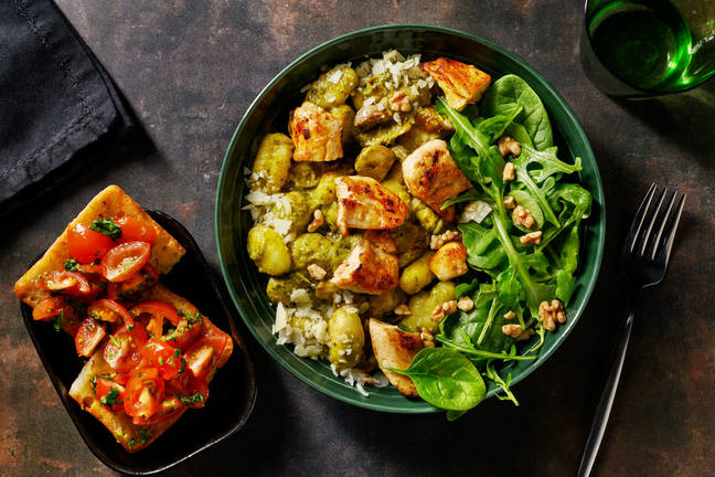 Date-Night Chicken & Creamy Pesto Gnocchi