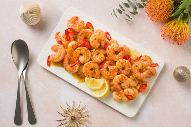 Super Serve Lemon Pepper Prawns