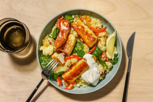 Mediterranean Halloumi & Zesty Couscous